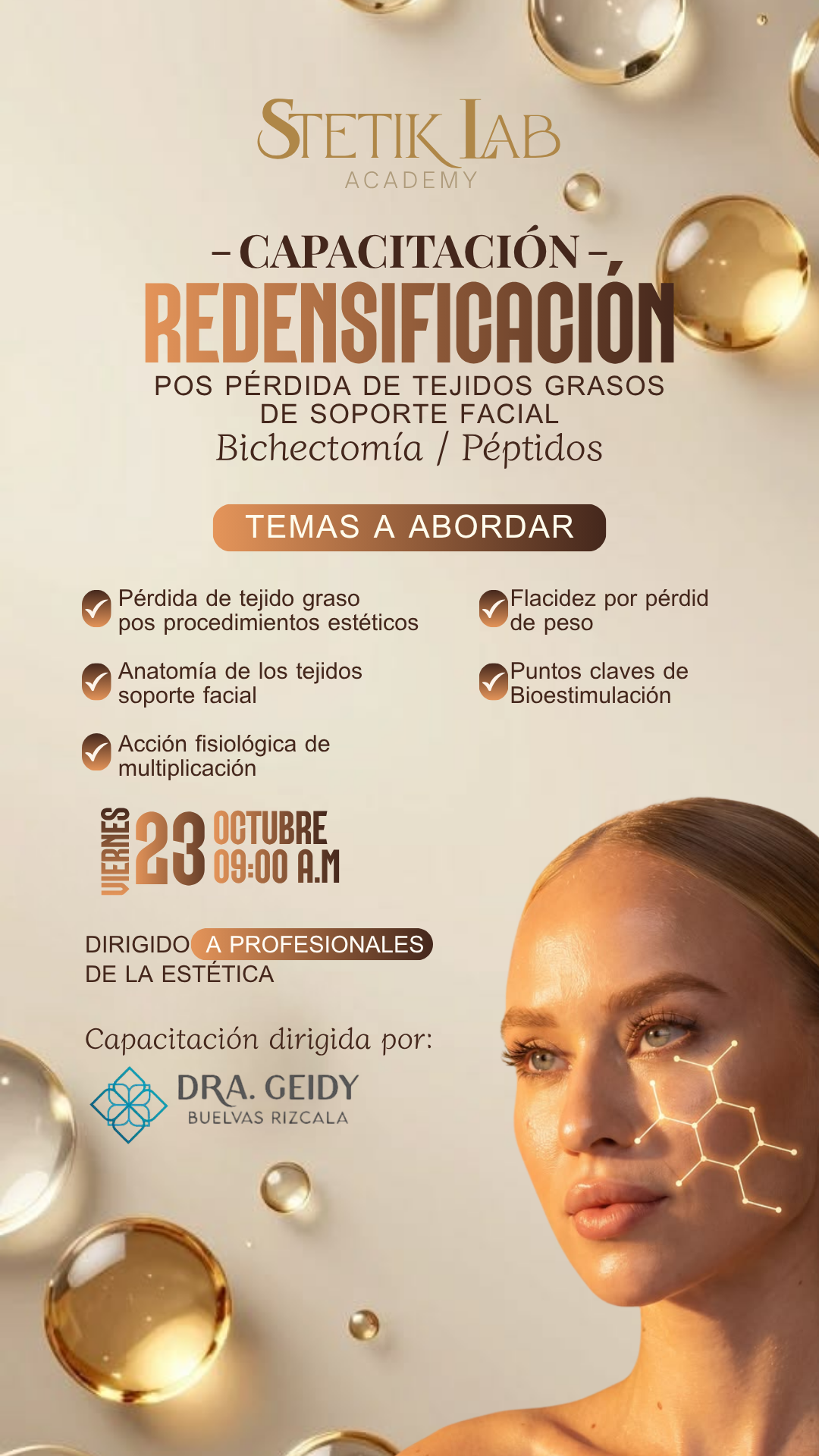 Redensificación pos pérdida de tejido graso