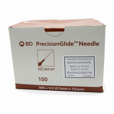 Aguja 30 G 1/2 rosada — Supermercado Medico