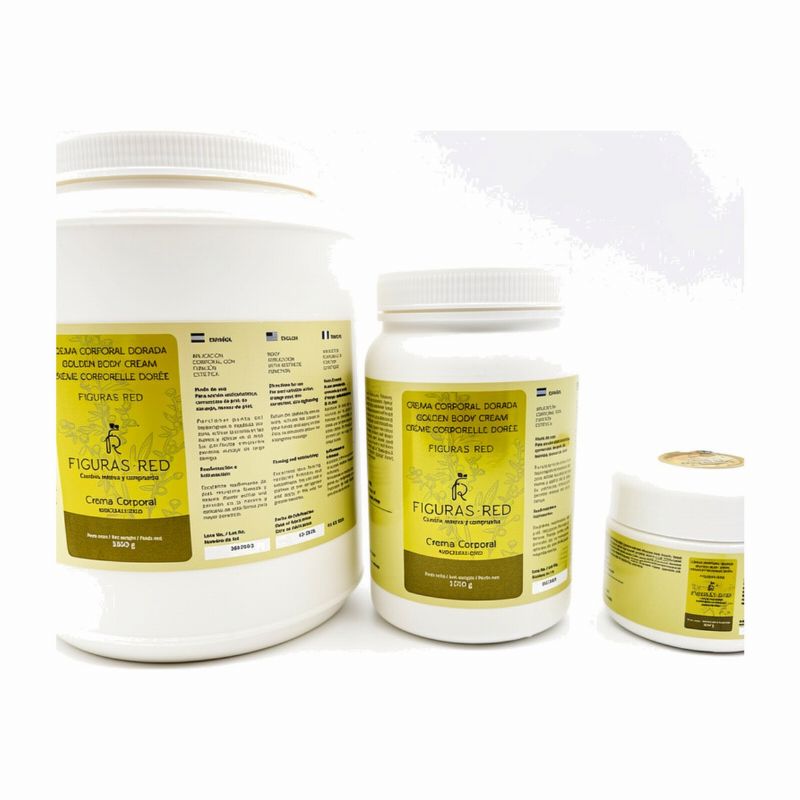 Crema reductora dorada figura red - Litro