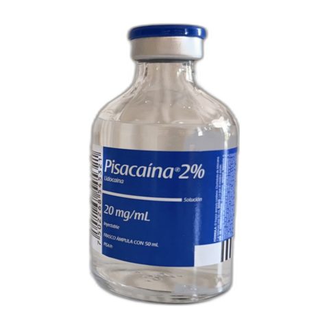 Pisacaina 2% 20mg/ml lidocaina — Supermercado Medico